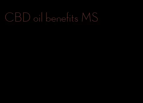 CBD oil benefits MS