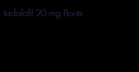 tadalafil 20 mg Boots