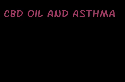 CBD oil and asthma