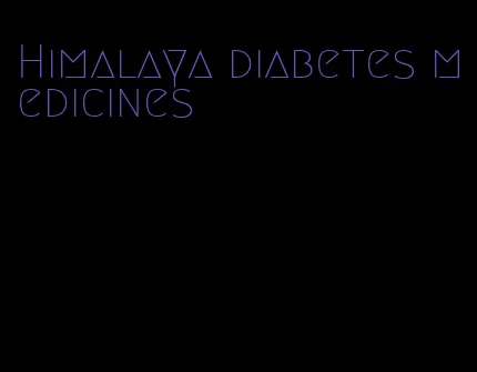 Himalaya diabetes medicines