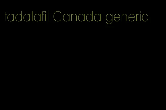 tadalafil Canada generic