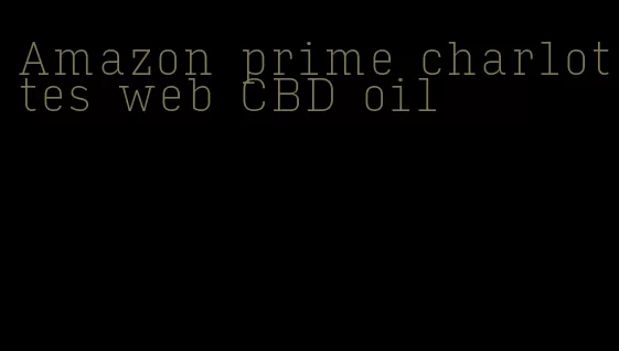 Amazon prime charlottes web CBD oil
