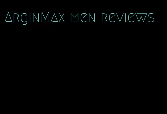 ArginMax men reviews
